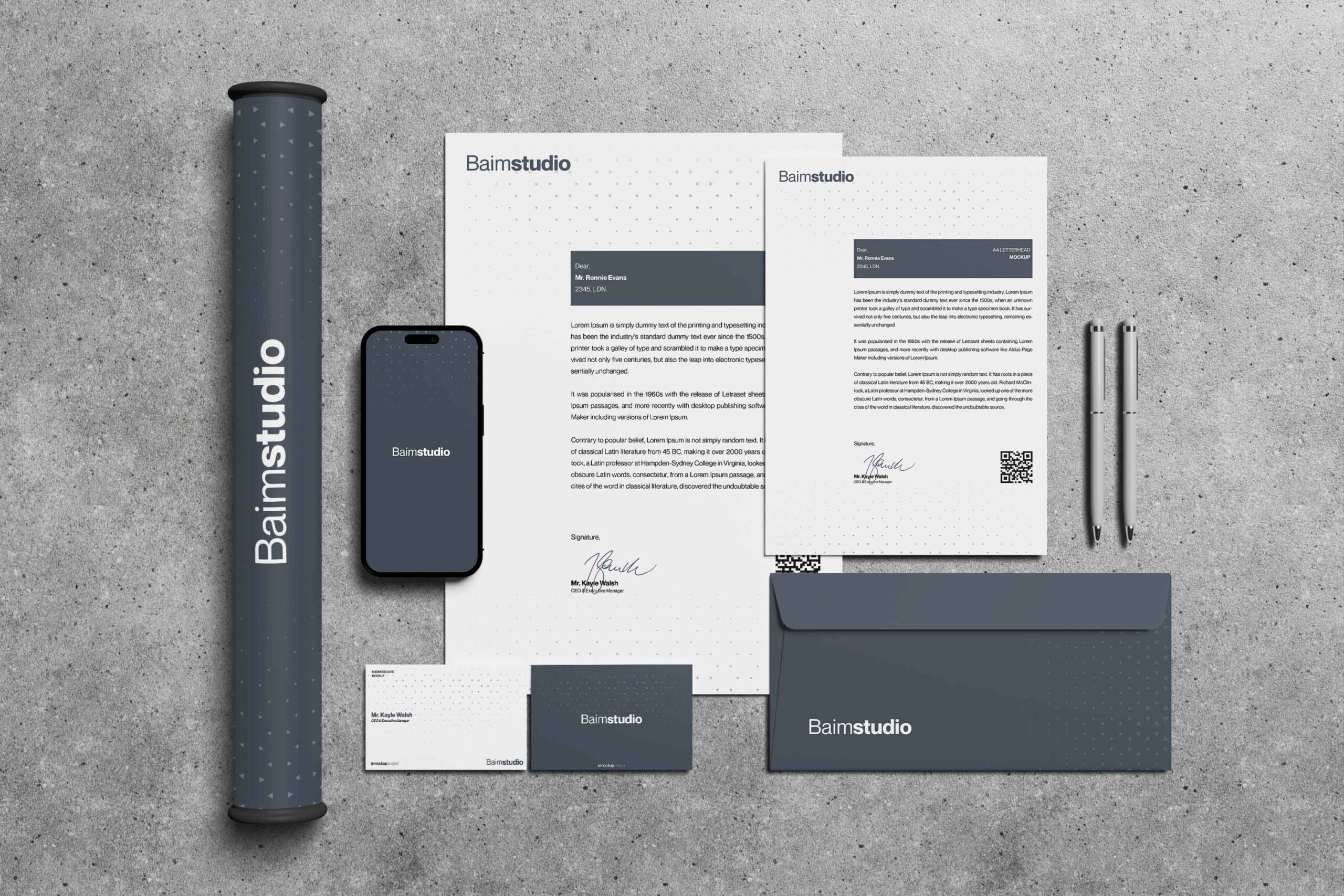 Stationary Mockup